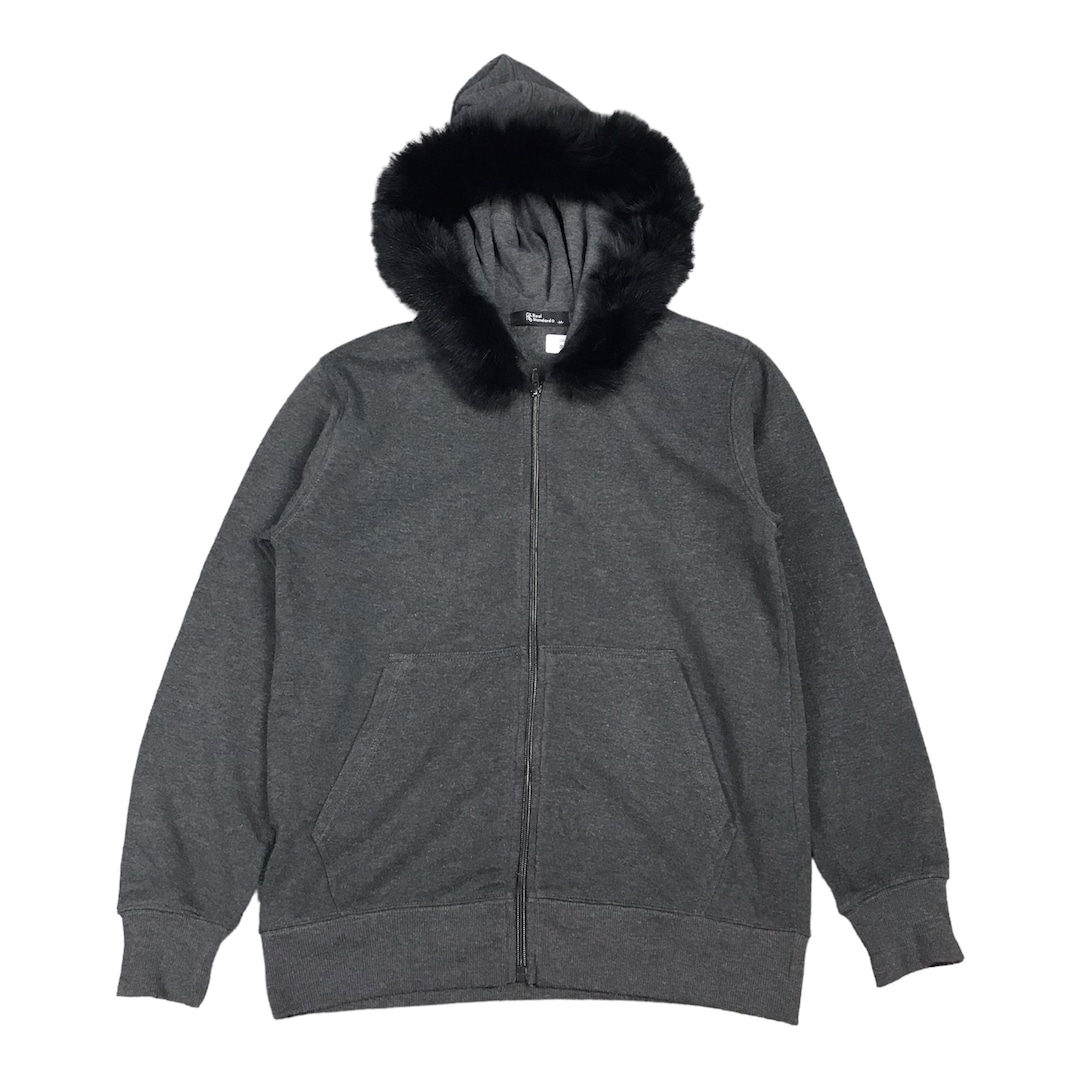 新品 未使用 represent faux fur zip hoodie XS ジップフーディ｜Faux Fur Cross Zip Hoodie｜SUPPLIER