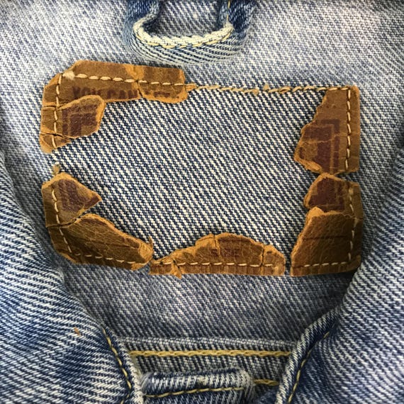 Vtg Blueway tracker denim Jacket - image 6