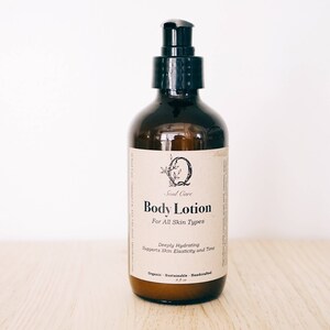 Body Lotion : organic • sustainable • handcrafted • botanically infussed • natural