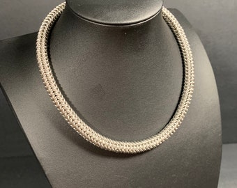 Stainless Steel Roundmaille Chainmail Collar Necklace