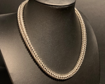 Stainless Steel Box Chain Chainmail Necklace