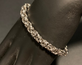 Stainless Steel Byzantine Chainmail Bracelet