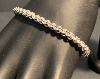 Jens Pind Link Sterling Silver 7.5” Chainmail Bracelet