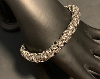 Stainless Steel Trizantine Byzantine Chainmail Bracelet