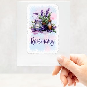 Owens Sisters Sticker: Rosemary, Lavender, Salt - Practical Magic