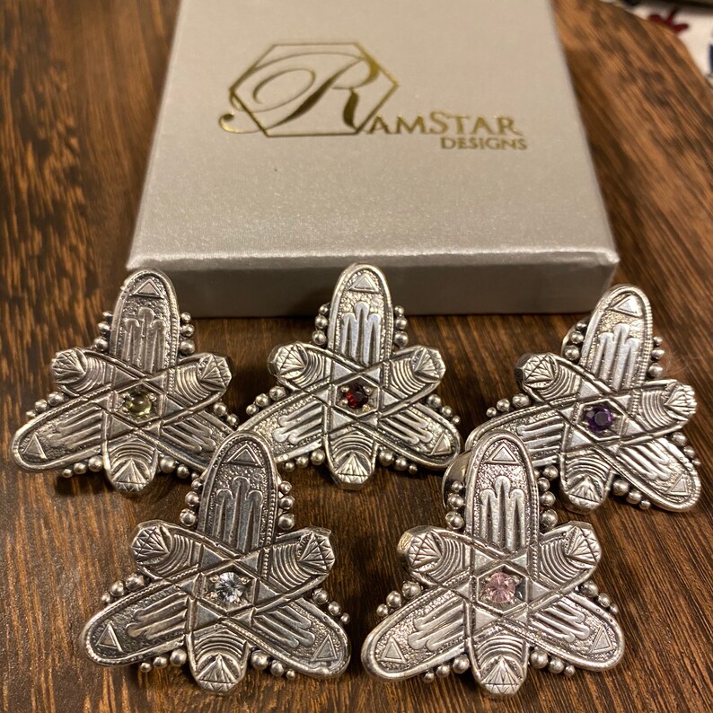 White Topaz Atom Pin 2.0 Limited Edition of 100