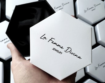 Personalized jewelry packaging, small jewelry box with custom name sign , custom gift boxes , mens jewelry box , wedding keepsake box 50pcs