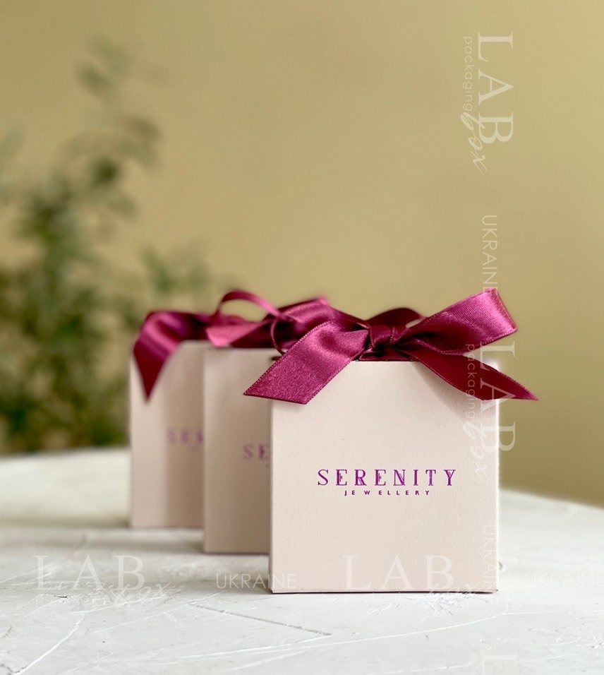 Confezione Regalo Da 2 Pezzi Con Sacchetti E Scatole Per Gioielli – Bianche Con Nastro E Fiocco, Ideali Per Orecchini