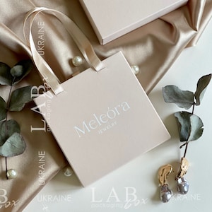 Bolsa de caja de regalo personalizada con letrero personalizado, caja de embalaje de joyería de recuerdo de boda con asas, caja pequeña con cajón para pulsera, 50 Uds.