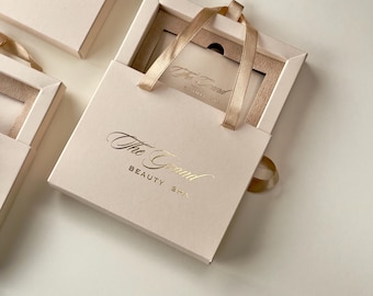 100pc CreamCosmetic Shopping Bag for Beauty Salon