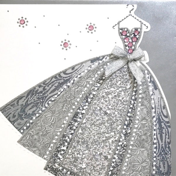 Fabulous Cinderella Dress - Handmade Greeting Card