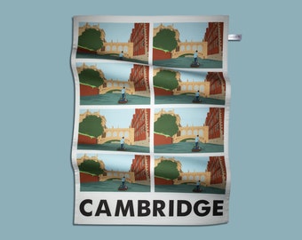 Cambridge, Bridge Of Sighs, Tea Towel, Sold Individually