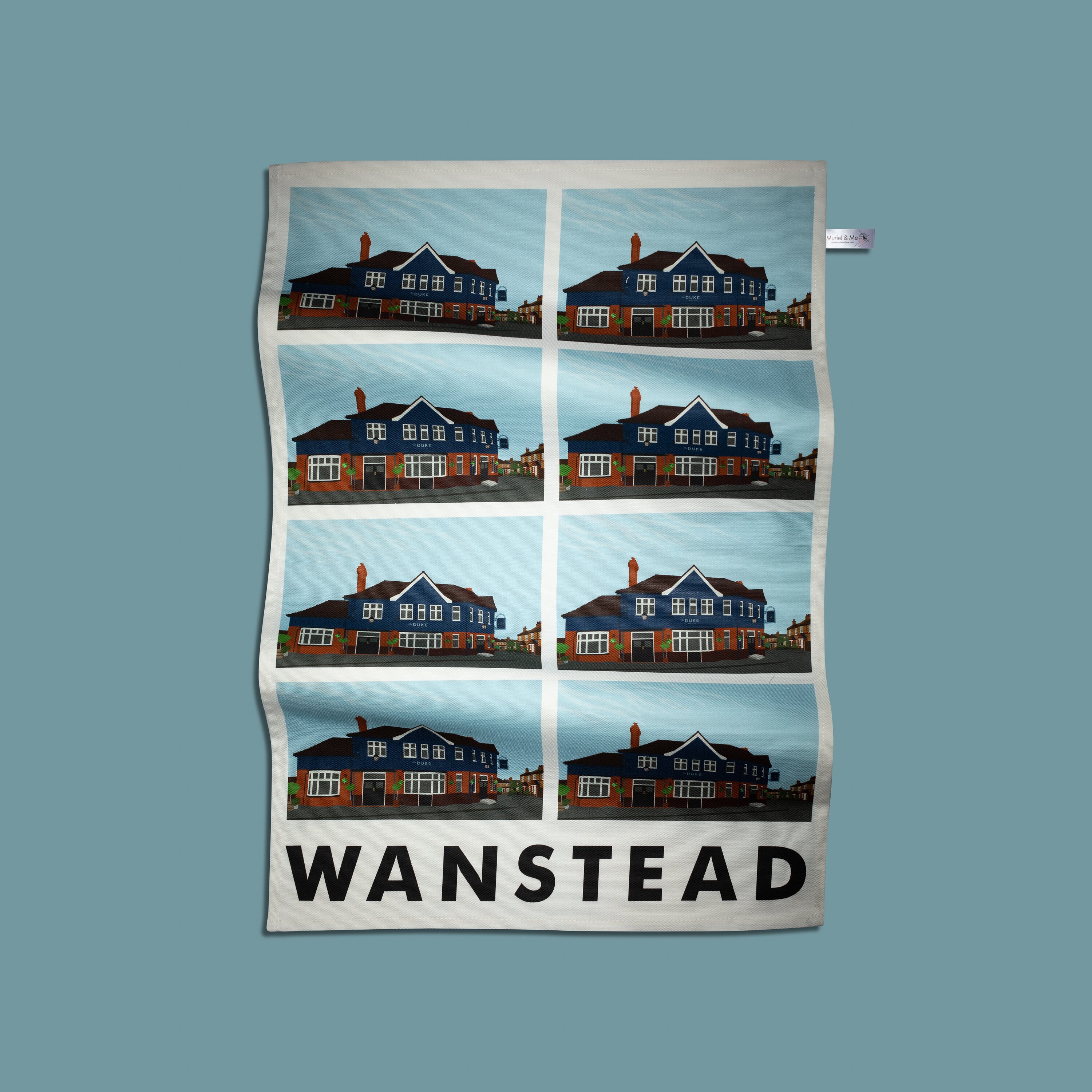 Wanstead, The Duke, Tea Towel, Sold Individually