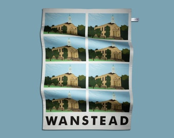 Wanstead, St Mary The Virgin Church, Tea towel, Sold Individually