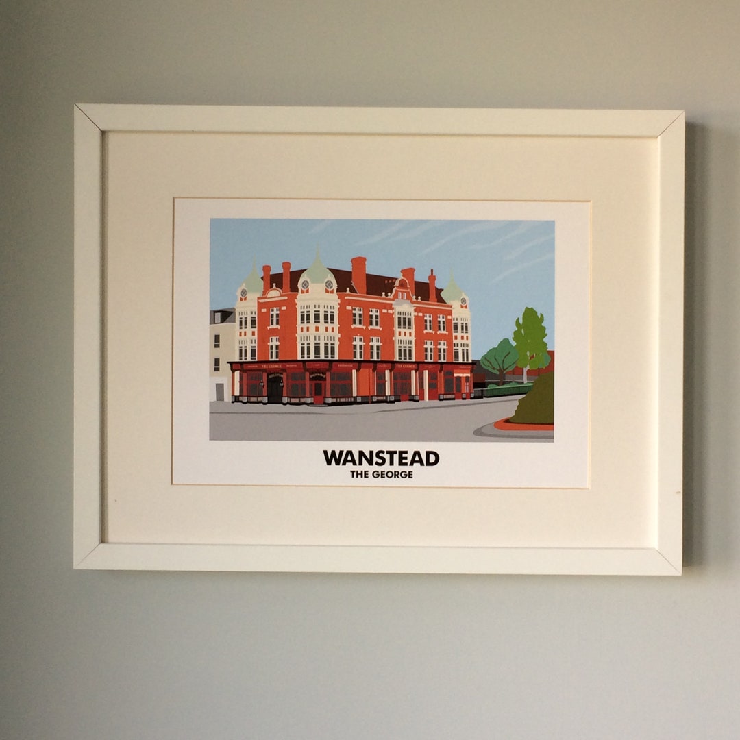 Wanstead the George Pub A4 Print - Etsy UK