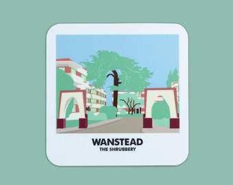 The Shrubbery Wanstead Coaster Sold Individually