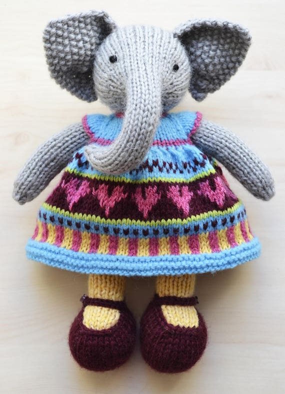 knit stuffed animals
