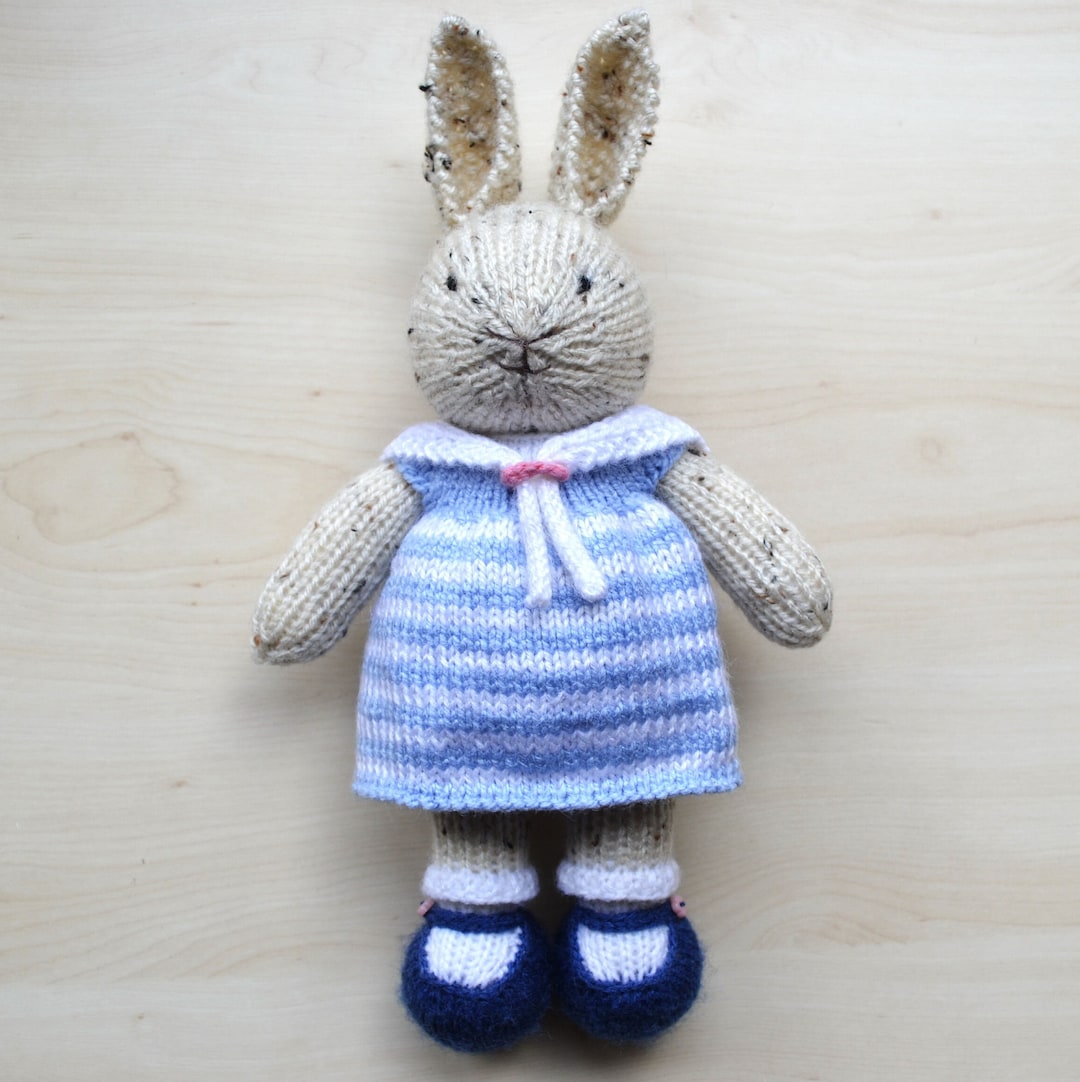 Teddy Bunny Girl Knitted Dress