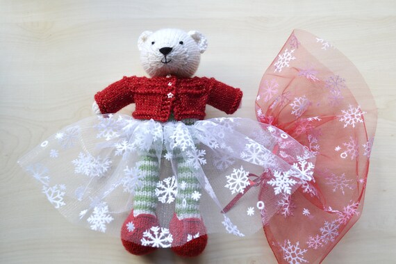 teddy bear with tutu skirt