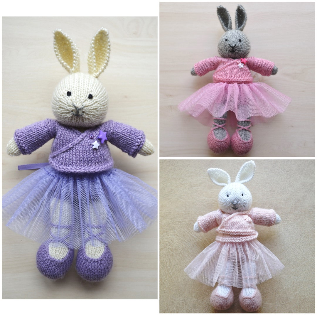 Betsy Knit Ballerina Bunny Doll - 12