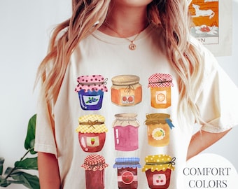 Jam Jar Shirt Canning Season Homesteader Tee Comfort Colors Gardening Shirt Jam Making Shirt Farmers Market Vintage Farm Life Gift Tee