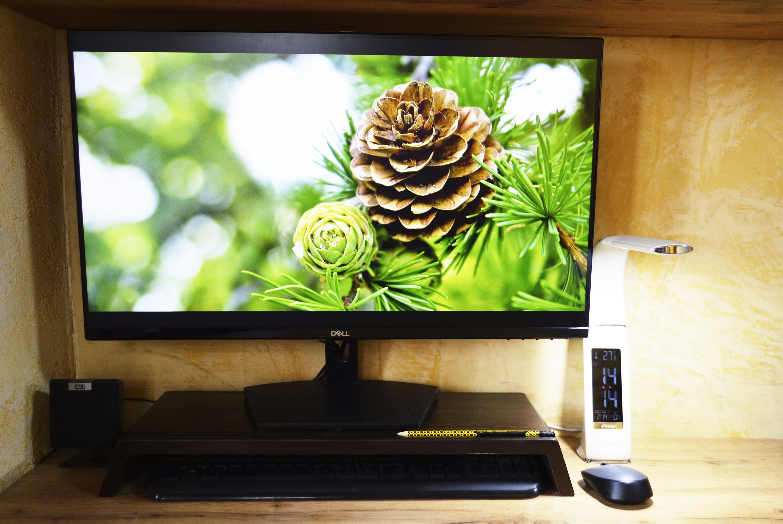 Elevador de monitor soporte de monitor de madera de | Etsy