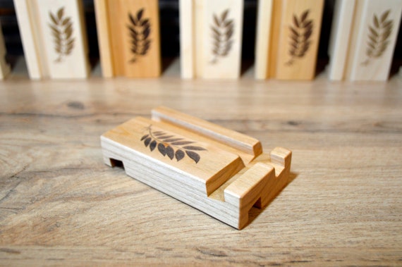 Organizer Per Telefono In Legno Vintage - Supporto Da Scrivania Per Cellulare, Occhiali, Orologio, Regalo Per Uomini