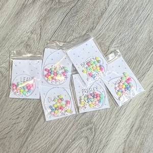 DIY Personalized Bracelet Kits, Birthday Party, Holiday Party, Bracelet Craft, Party Favor Bracelet Making Kits, Custom Bracelet Activity