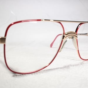 Barnbågar i 18 karat guldpläterad LUXOTTICA, storlek liten, äkta vintage, slutet av 1980-talet, italienska glasögonbågar, gamla, nya