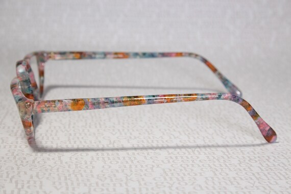 Vintage True 80's Italian BRILLE Super Wild Multi… - image 4