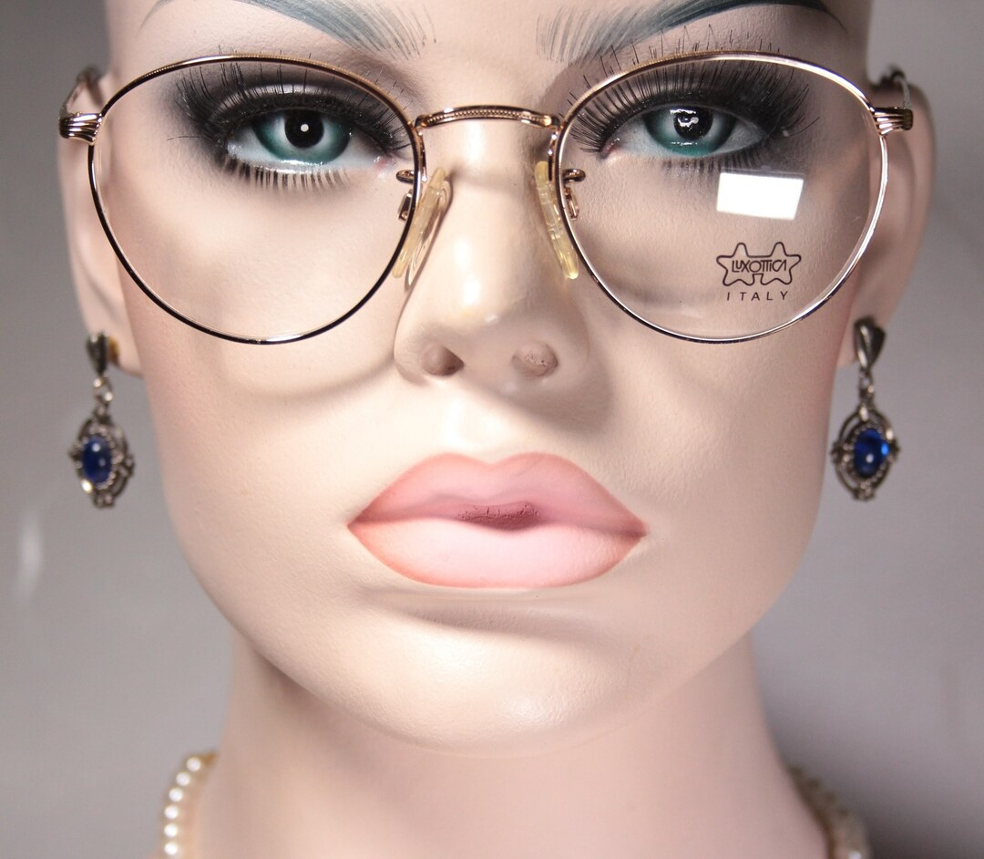 18K Real Gold Plated LUXOTTICA Vintage Early-to-mid Eighties