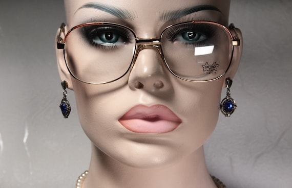 Vintage 18 K Gold plate ladies Glasses 18k Gold Antique Glasses, Binocles, Nose Clips, Lorgnettes  main image 3