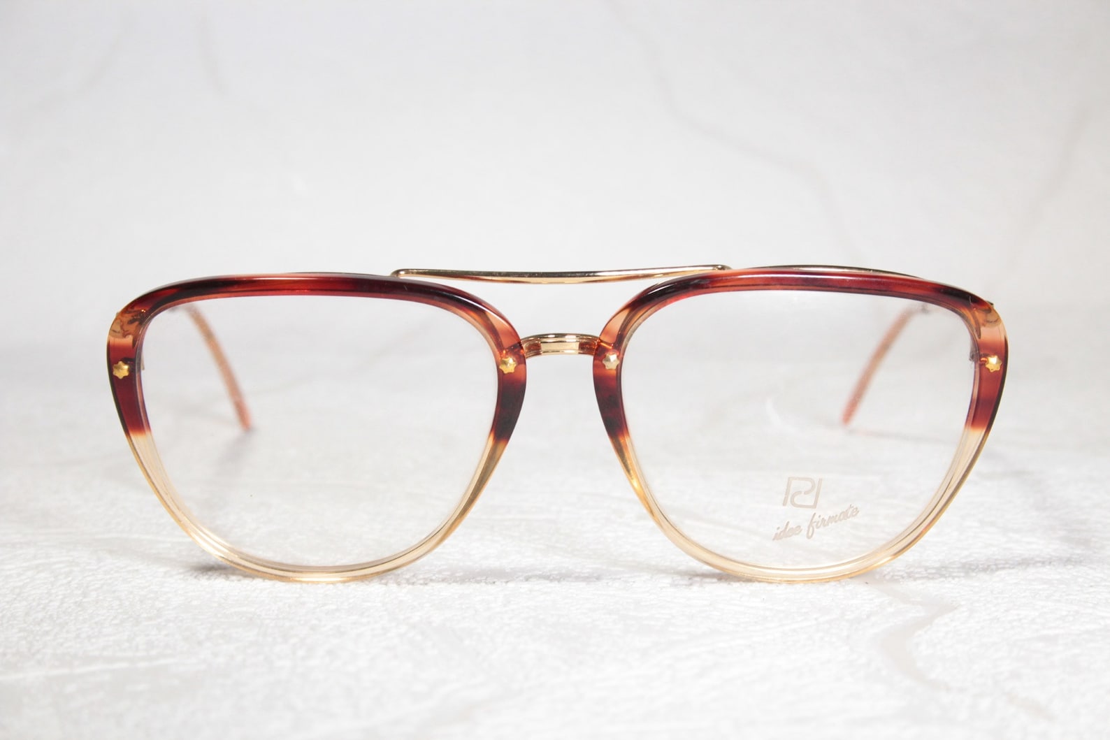 Unworn True 80's PROPAGANDA by IDEE FIRMATE P.o.box Series Gold, Brown ...