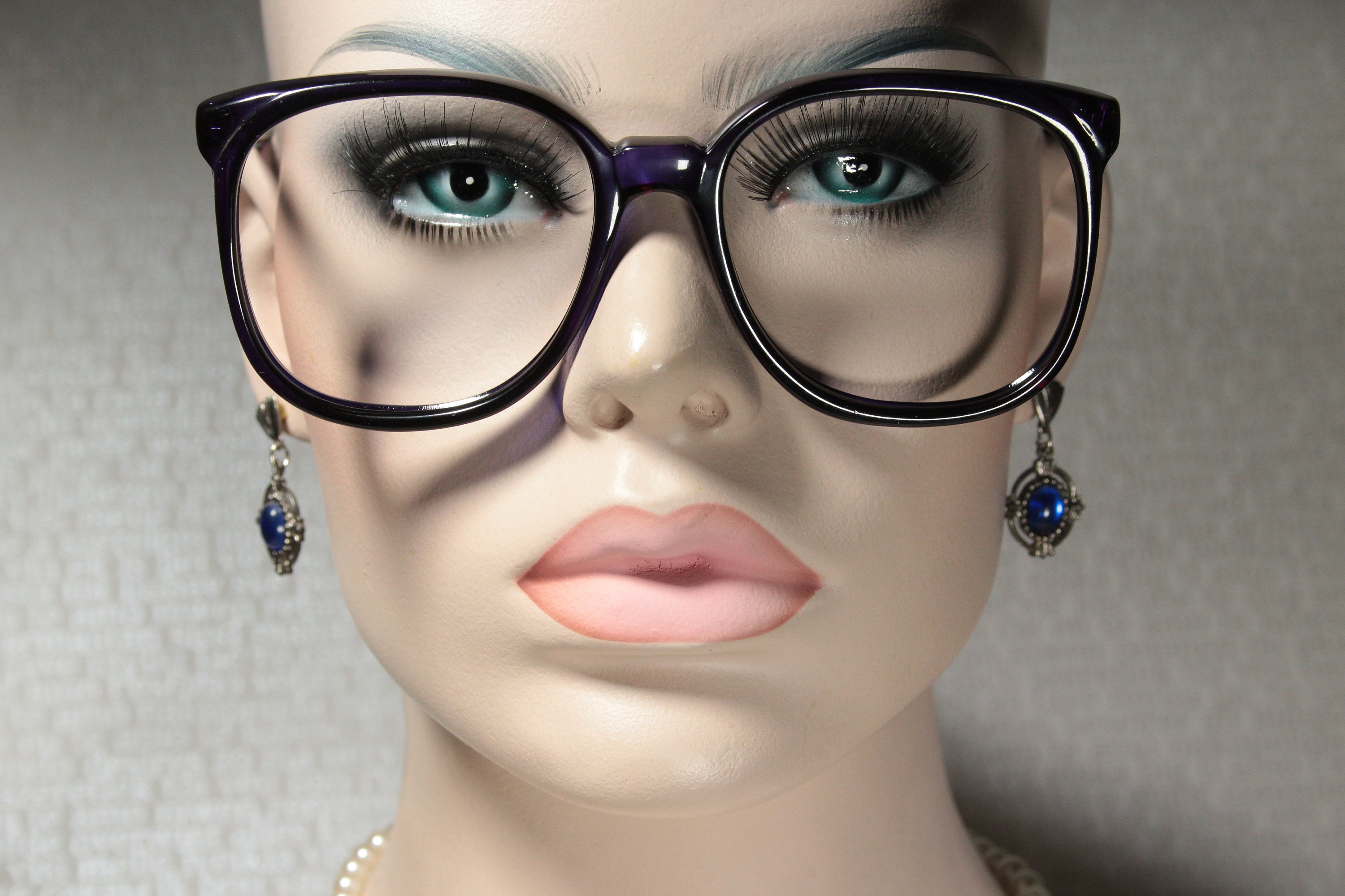 Oversized Fake Eyeglasses Etsy UK