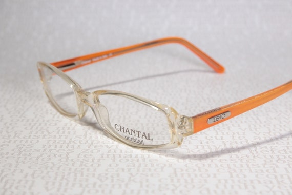 Size Small Clear Light Honey and Orange CHANTAL R… - image 1