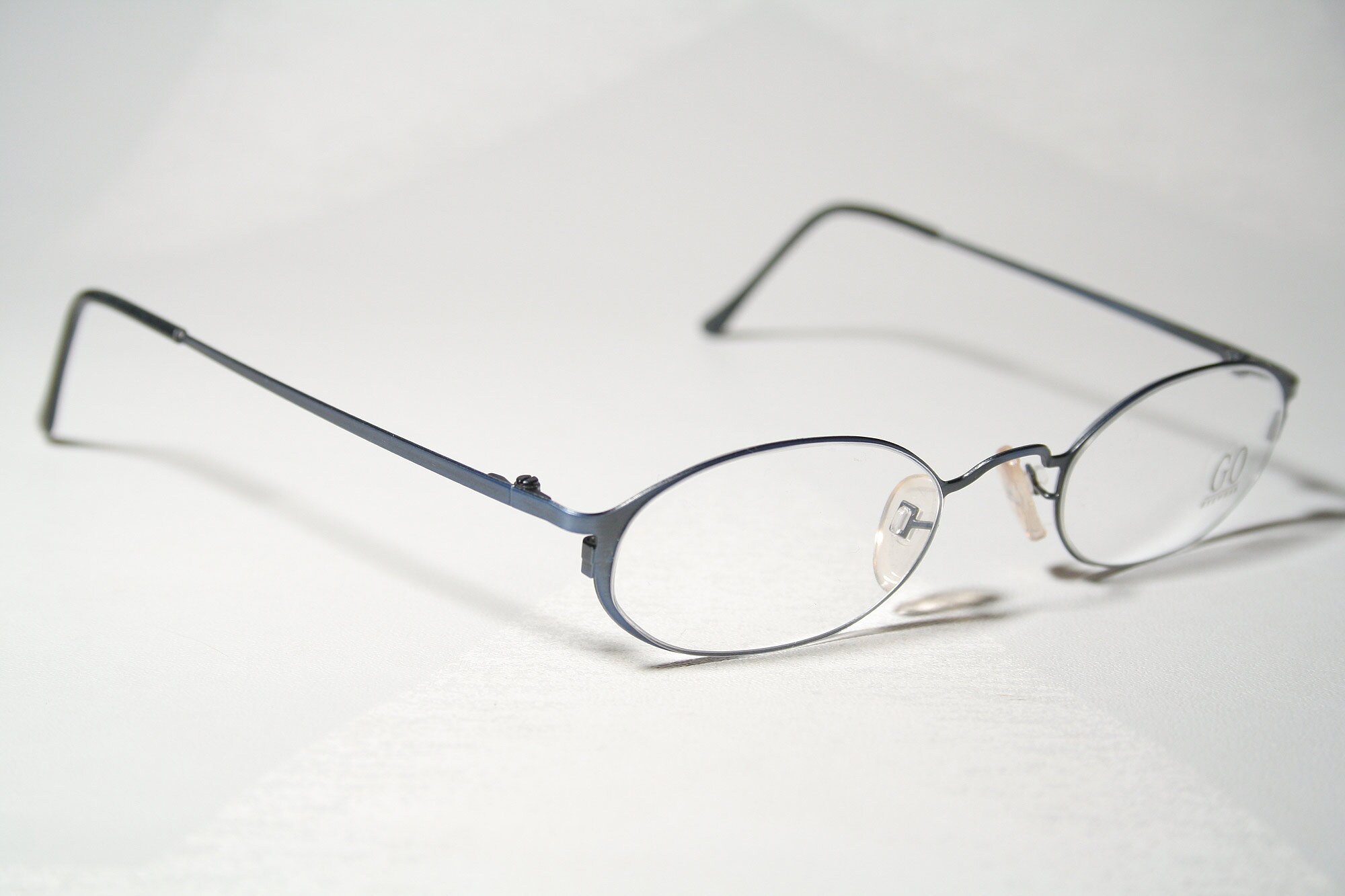 Lightweight Oval GO Eyewear GO-880 IR Blue Gunmetal Vintage | Etsy
