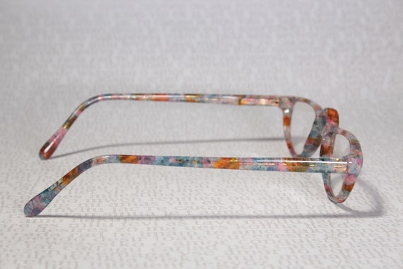 Vintage True 80's Italian BRILLE Super Wild Multi… - image 7