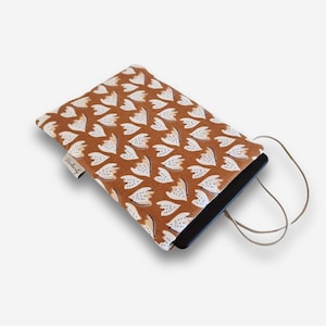 Bolsa para leitor eletrônico | caso de leitor eletrônico | para todos os modelos | Feito sob medida | por exemplo, Kindle Paperwhite, Tolino, livro de bolso | marrom bege