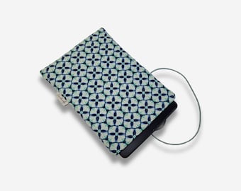 eRader bag made of fabric | mint turquoise patterned | handmade for all reader models | e.g. for Kindle Paperwhite / Tolino Shine and much more.