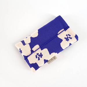 Fabric cell phone bag | for all sizes | blue flowers, blossoms | iPhone 11/XR/X | Samsung Galaxy S20 and much more