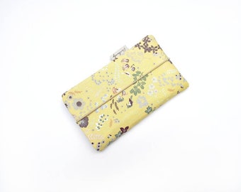 Sac pour téléphone portable en tissu | pour toutes les tailles | fleurs | iPhone 11/XR/X | Samsung Galaxy S20 et bien plus floral