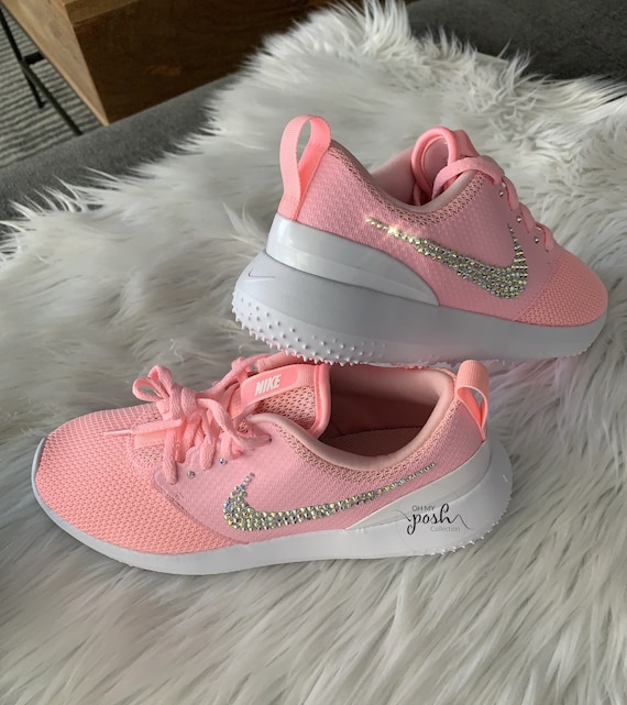 høg Lima overraskelse Nike Womens Youth Golf Bedazzled Customized Rhinestone Shoes. - Etsy