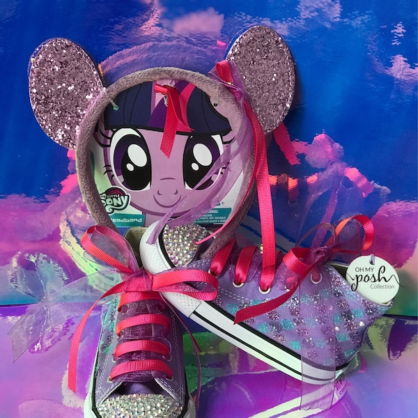 My LITTLE PONY Converse Shoes and headband set