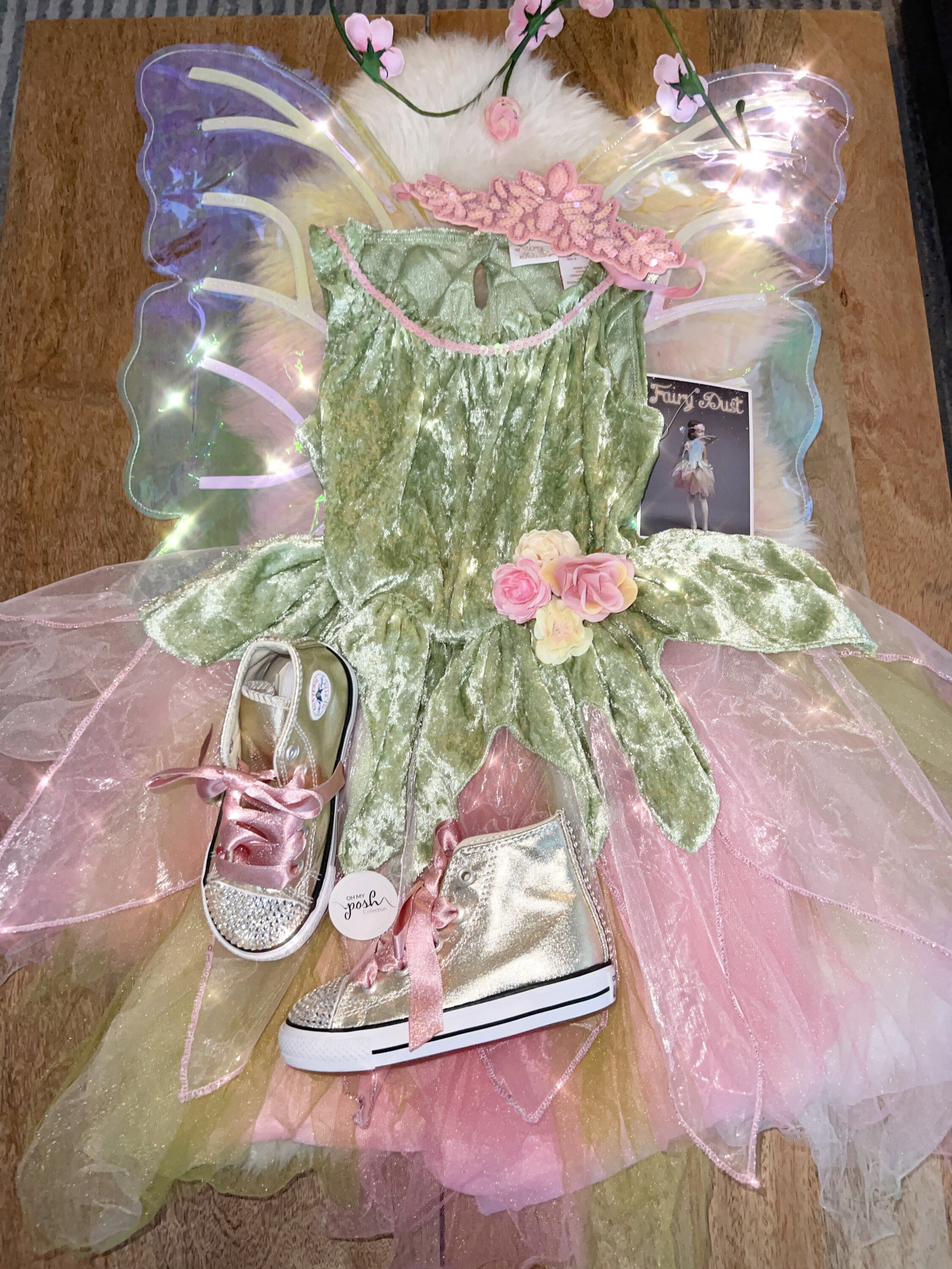 green emerald velvet dress Fairy Dust Dress | Dress up Clothes for Kids