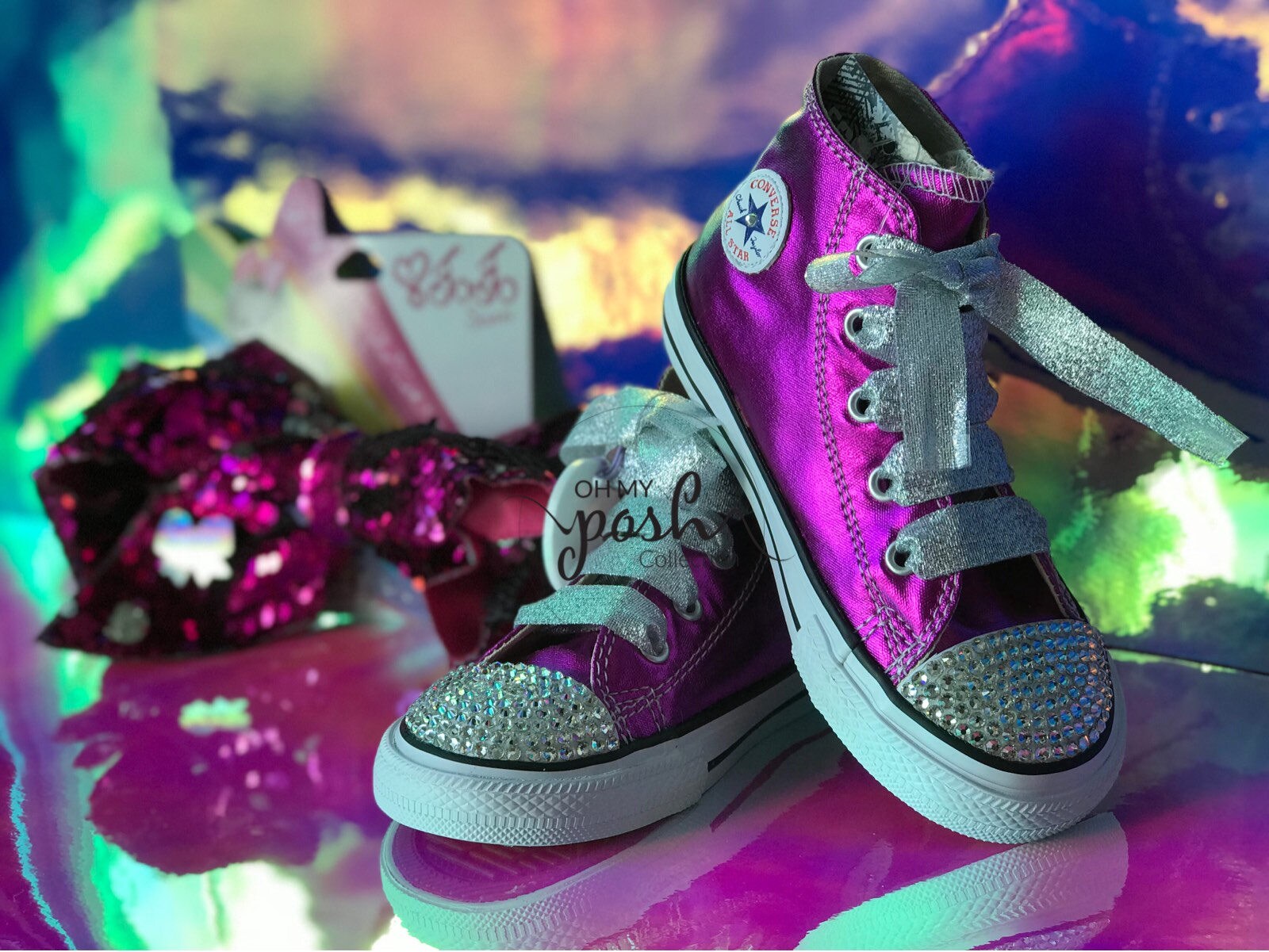 Pink glow converse outlet