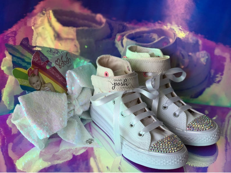 JoJo Siwa Party Shoes JoJo Halloween JoJo Siwa Birthday 1st Birthday Inspired outfit and JoJo Siwa Bow Set JoJo Siwa Birthday Costume
