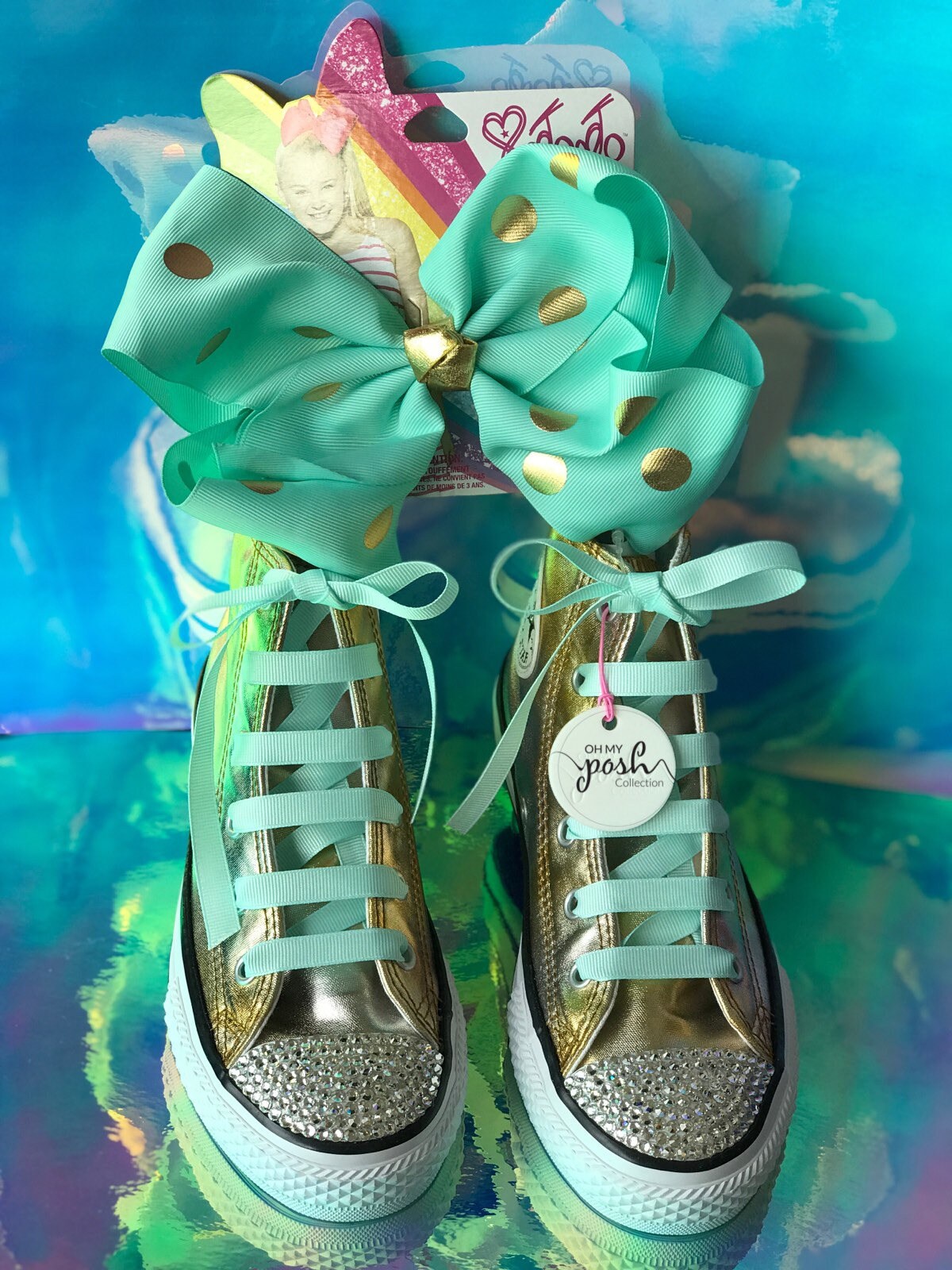 Gold jojo siwa shoes hotsell
