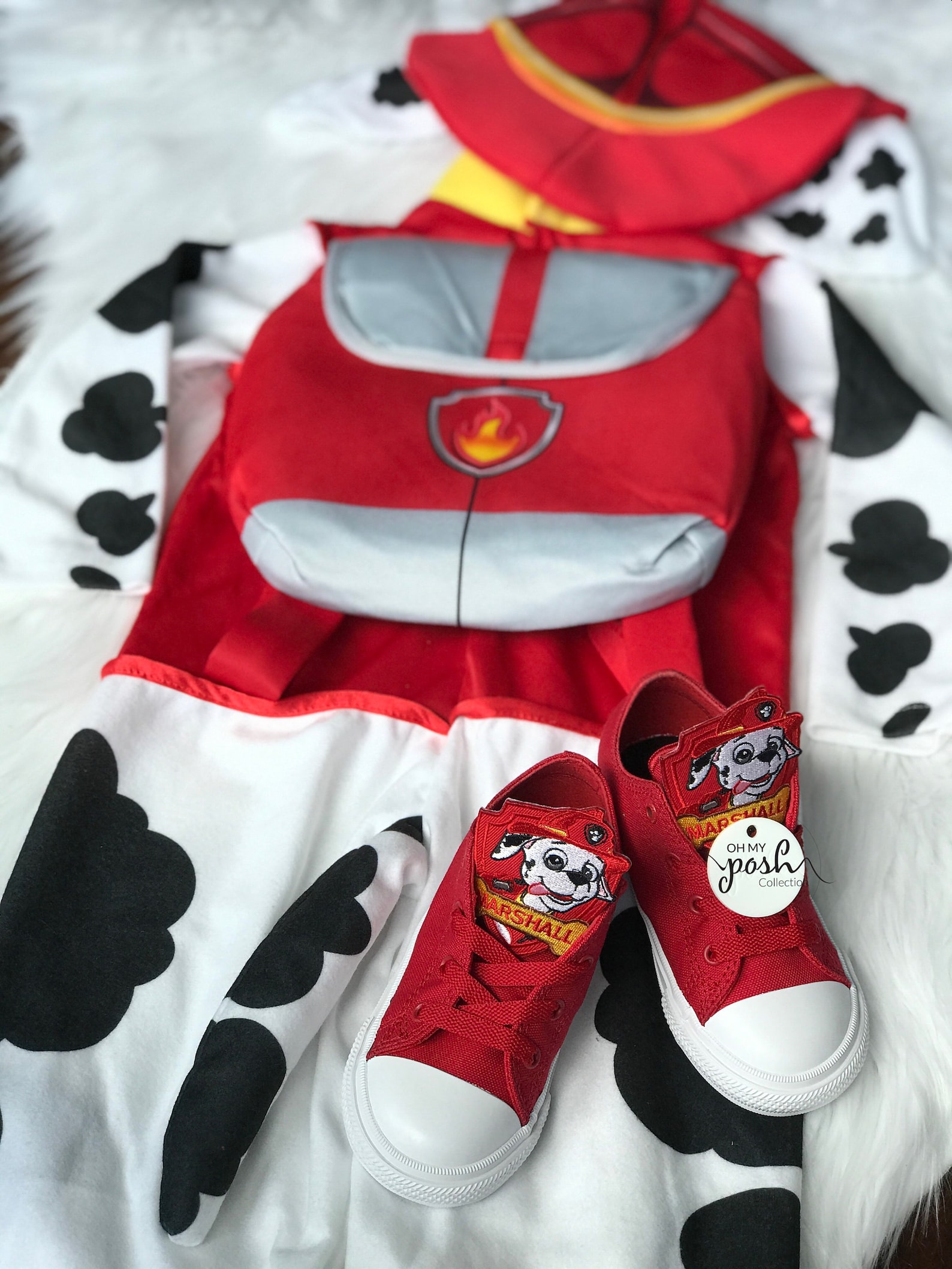 Marshall Halloween Costume and Converse Shoes Set