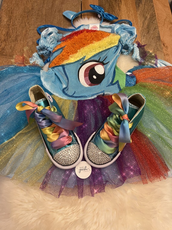 rainbow dash birthday dress My Little Pony Rainbow Dash Cosplay Tulle Dress