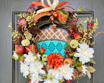 Autumn Acorn Decor, Fall grapevine Wreath, Acorn Wreath, Harvest Wreath, Acorn Decor, Front Door Wreath, Autumn Door decor